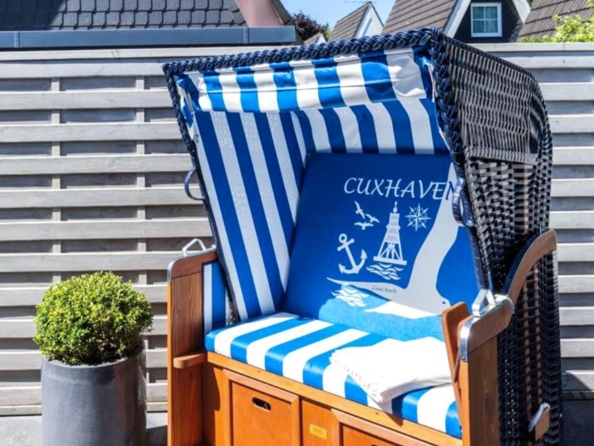 Familienfreundliches Ferienhaus In 5 Min Zum Strand Mit Terrasse Und Kostenlosem Parkplatz クックスハーフェン エクステリア 写真